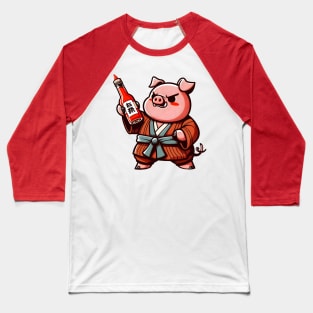 Hot sauce pig Baseball T-Shirt